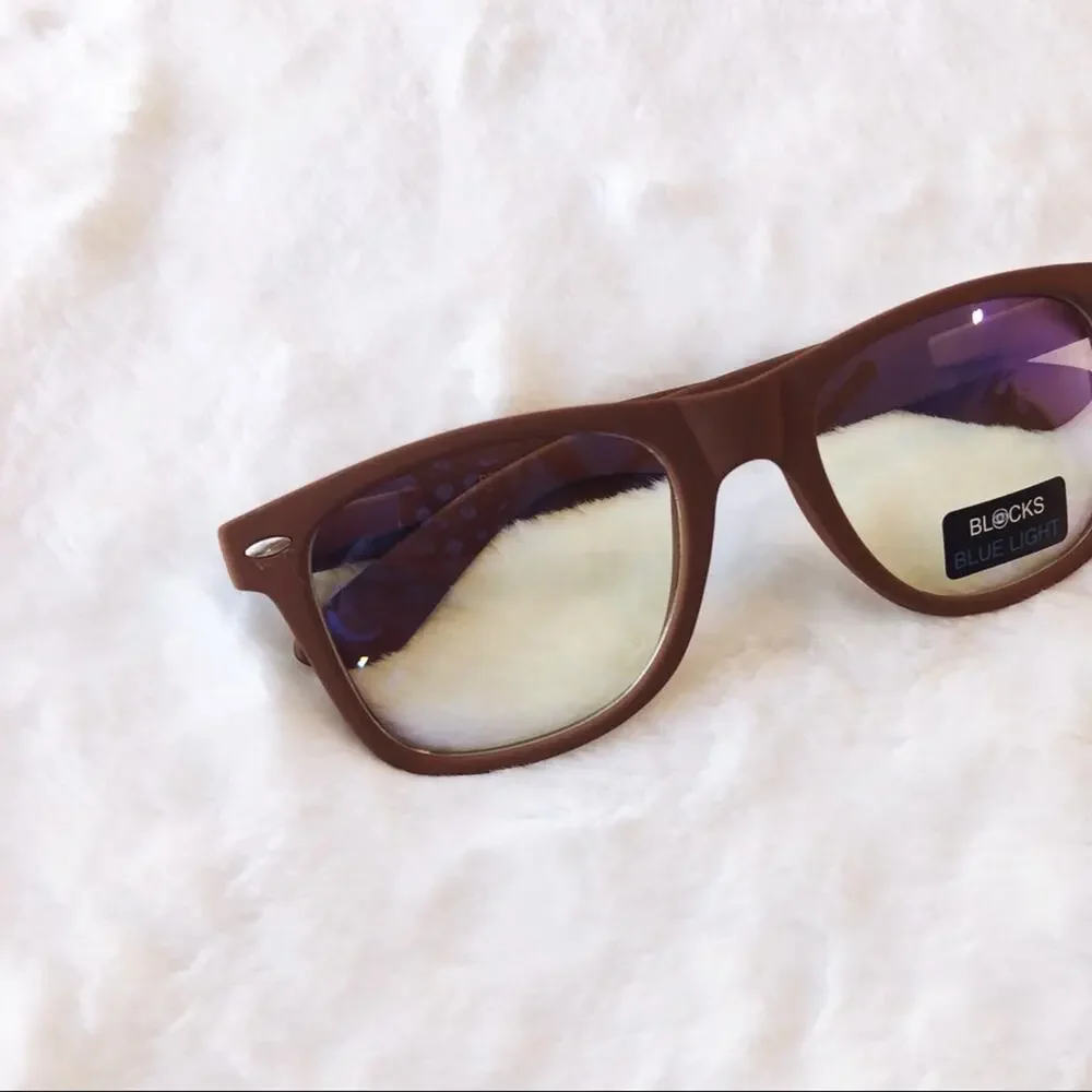 Alice Brown Classic Rectangle Blue Light Glasses